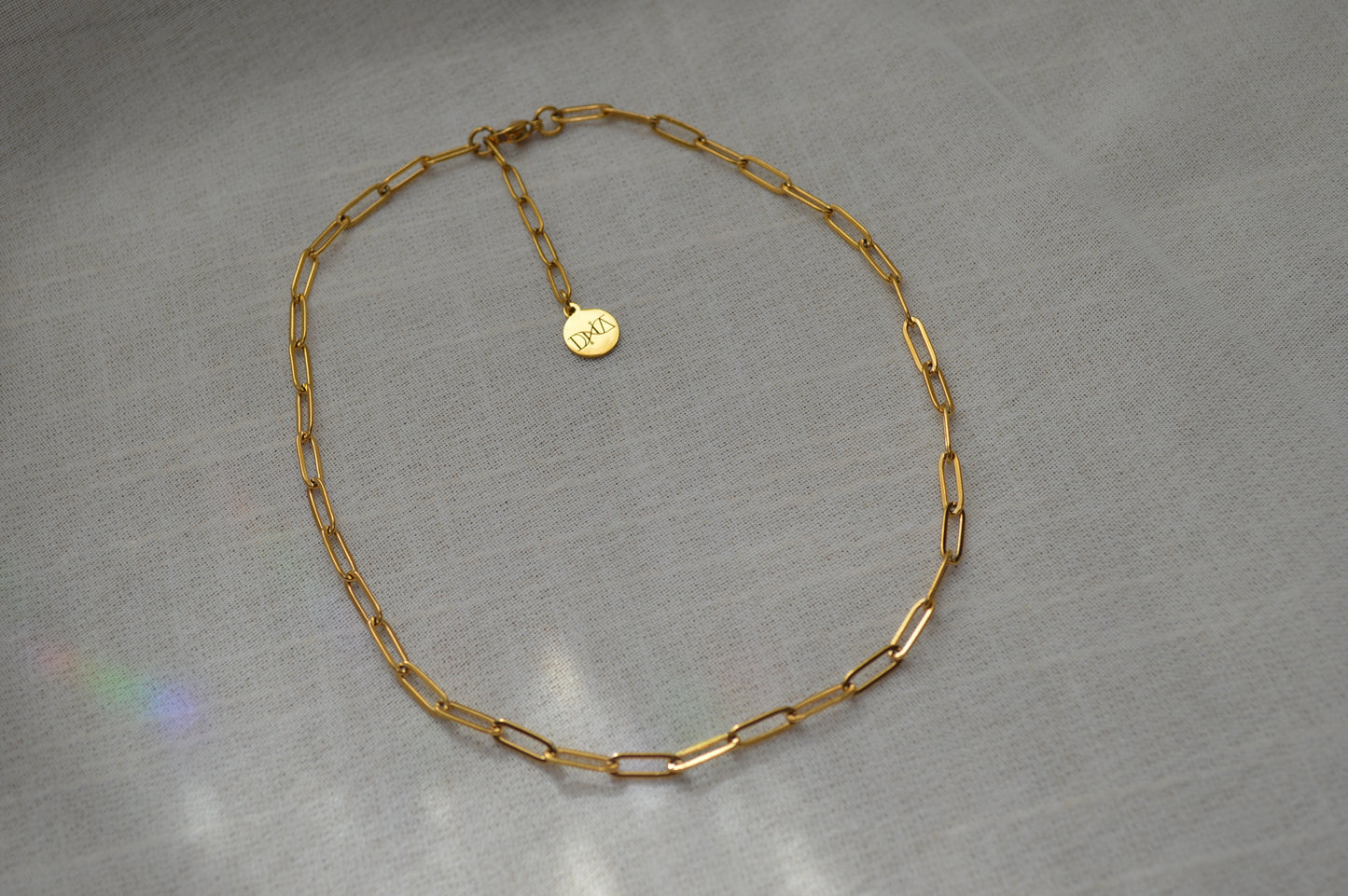18" Elongated Sequence Necklace