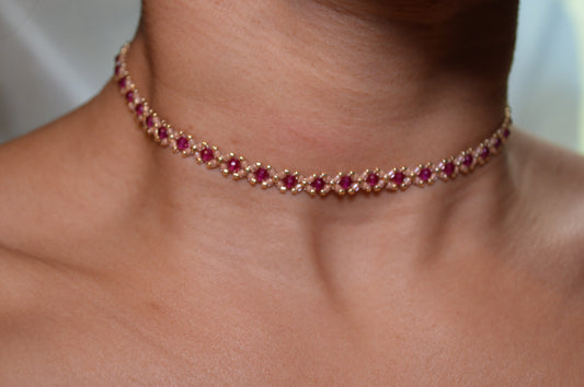 Fuchsia Quartz Delica Healix