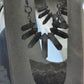7pt Cloudy Quartz Stainless Statement Necklace