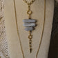 Botswana Cloud Verti Lariat Slide Adjustable 40" Necklace