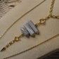 Botswana Cloud Verti Lariat Slide Adjustable 40" Necklace