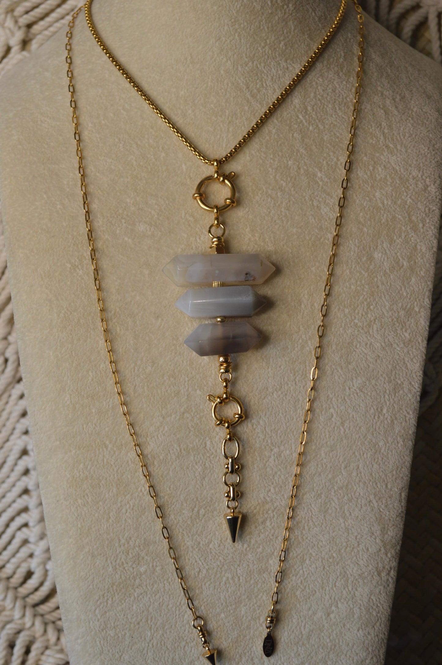 Montana Arrowhead Verti Lariat Slide Adjustable 40" Necklace