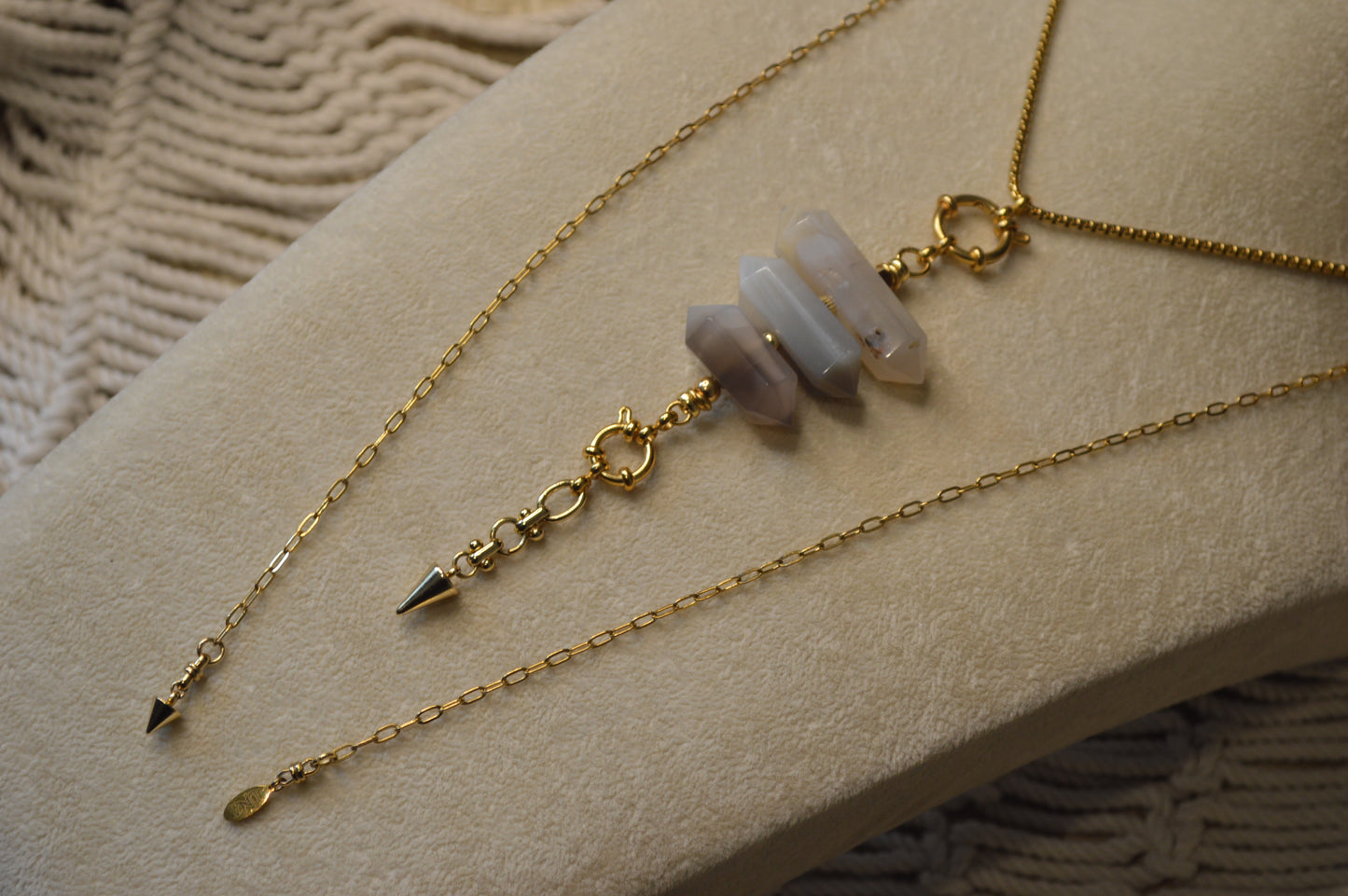 Montana Arrowhead Verti Lariat Slide Adjustable 40" Necklace