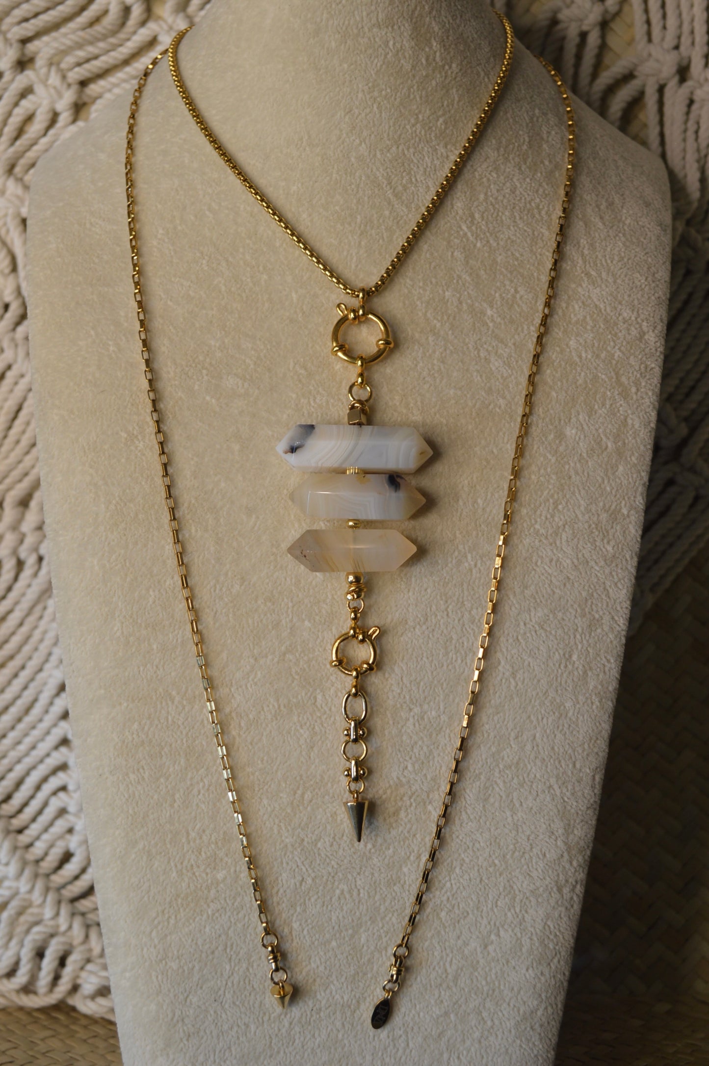 Montana Yellowbell Verti Lariat Slide Adjustable 40" Necklace