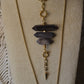 Botswana Dusk Verti Lariat Slide Adjustable 39" Necklace