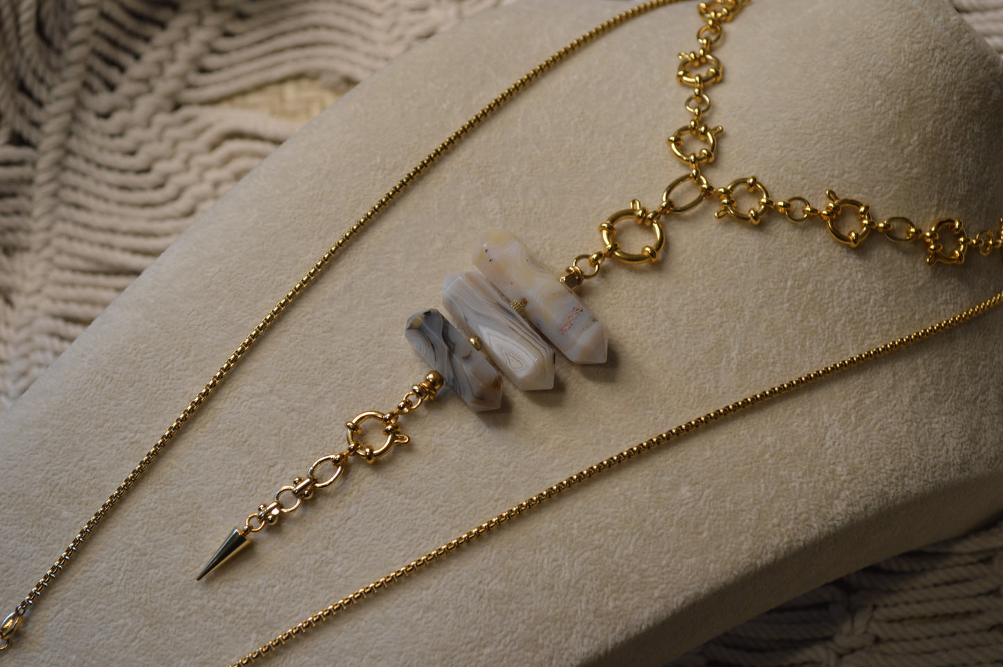 Montana Golden Rod Verti Lariat Slide Adjustable 40" Necklace
