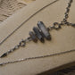 Botswana Thunder Verti Lariat Slide Adjustable 42" Necklace