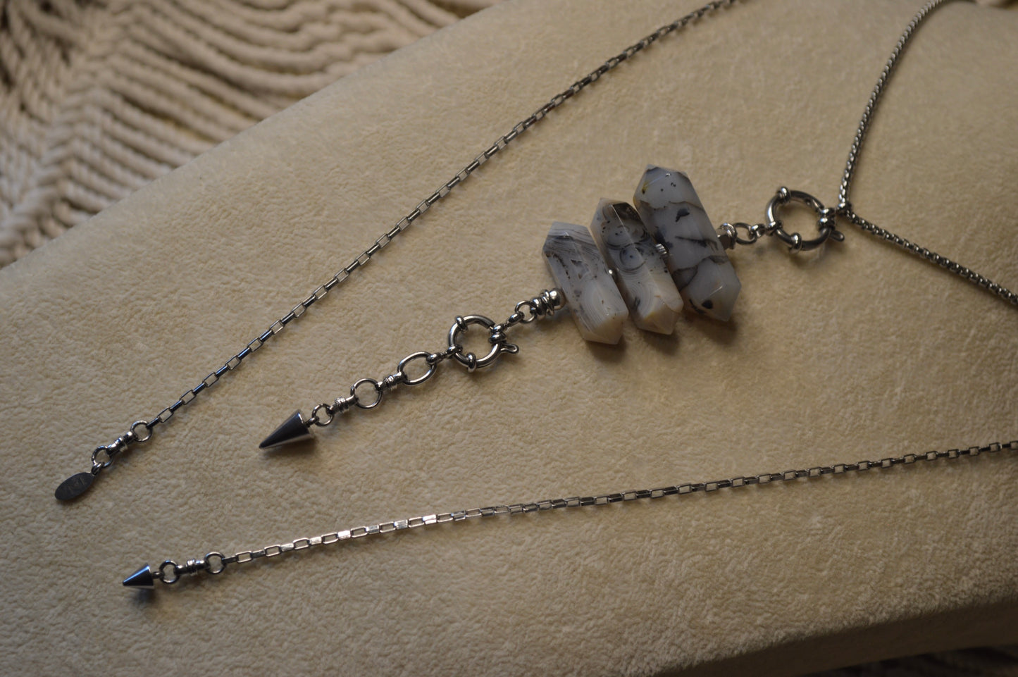 Montana Wind Verti Lariat Slide Adjustable 39" Necklace