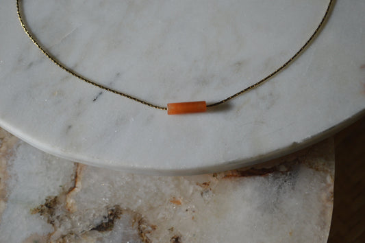 High Roller Red Aventurine 16" Necklace