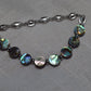 Abalone Moon Half Stretch Bracelet