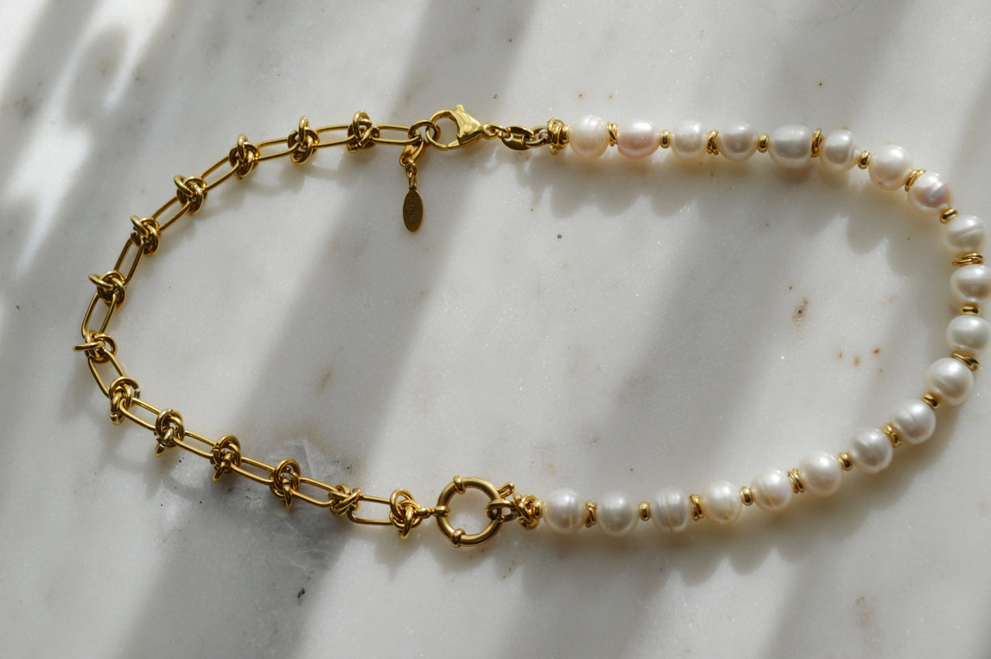 Sailor’s Knots & Pearl Necklace