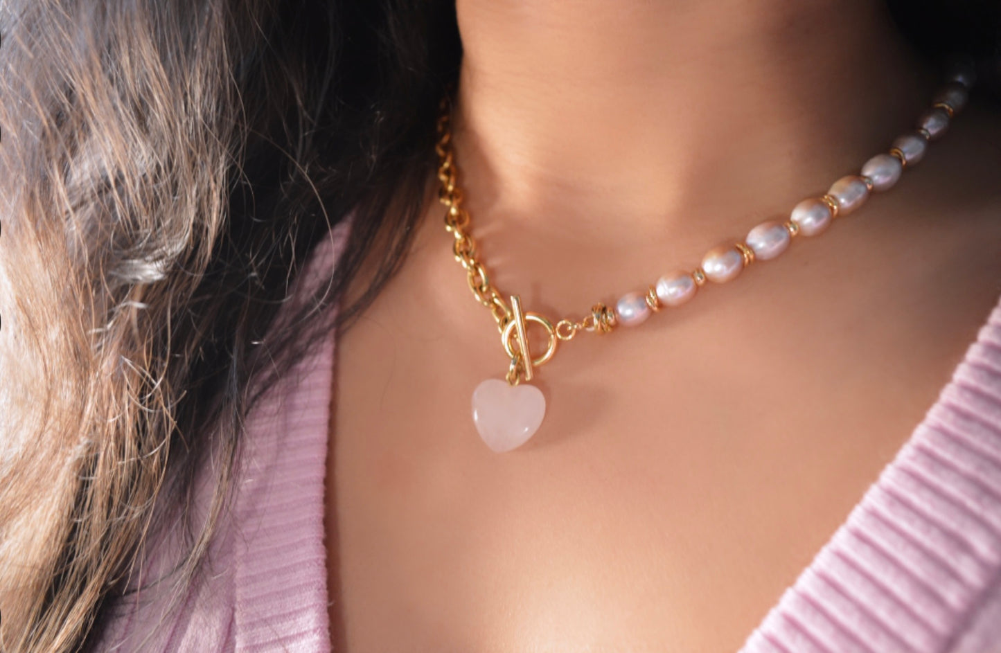 Heart on a Toggle Necklace